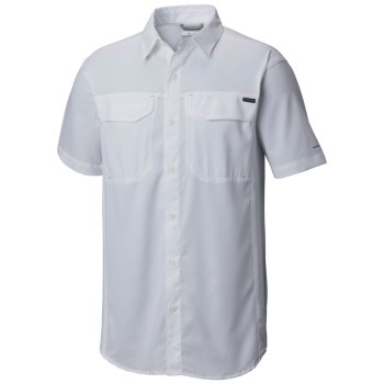 Columbia Muške Košulje - Silver Ridge Lite Short Sleeve Bijele | ASCB-63182
